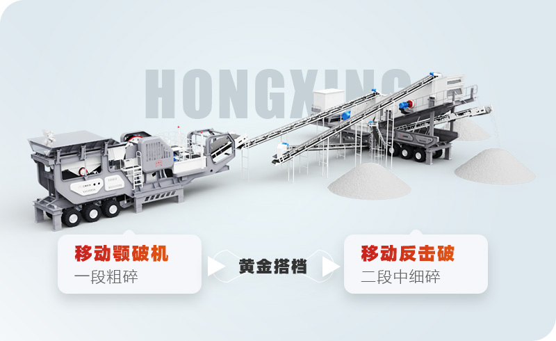 靈活現(xiàn)場(chǎng)，可自由專場(chǎng)的巖石移動(dòng)破碎站全圖