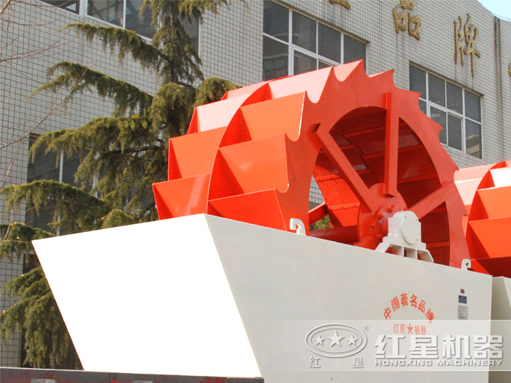雙輪輪斗式洗砂機(jī)，產(chǎn)量50-100t/h