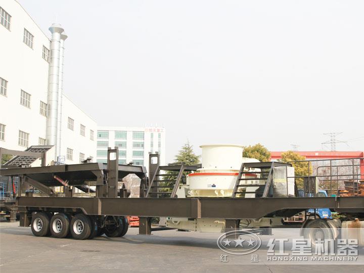 移動(dòng)柴油打砂機(jī)，可一鍵智能操作，液壓控制