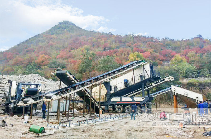 機制砂加工現(xiàn)場，半年收回成本