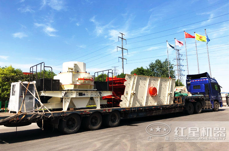 專(zhuān)車(chē)運(yùn)輸，提供全套大理石廢料制砂機(jī)設(shè)備